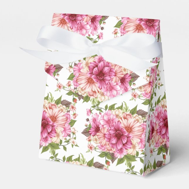 Bröllopsgåva låda-Blommor Förmån Låda Presentaskar (Framsidan Sidan)
