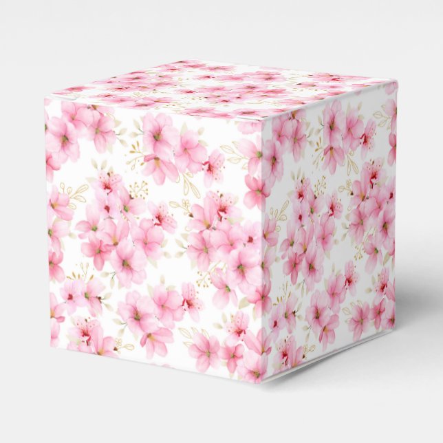 Bröllopsgåva låda-Blommor Förmån Låda Presentaskar (Framsidan Sidan)