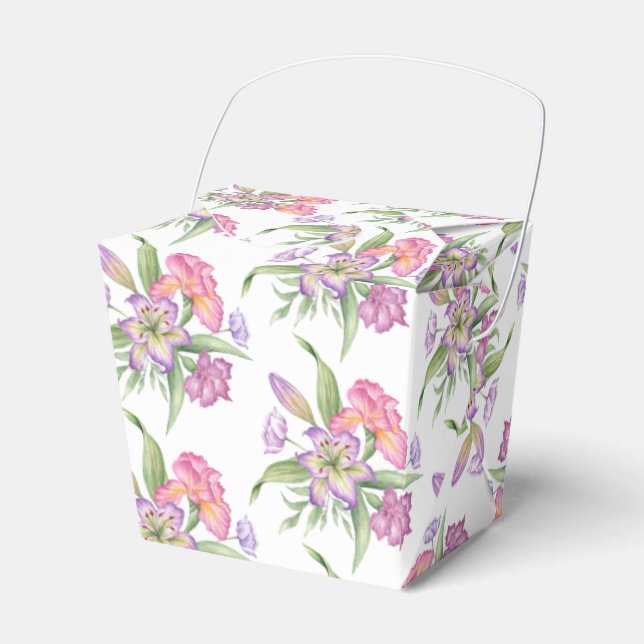 Bröllopsgåva låda-Blommor Gåva Box Presentaskar (Framsidan Sidan)