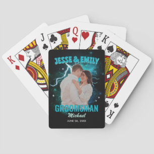 Bröllopsgåva med anpassad bild Retro Bootleg Y2K Casinokort