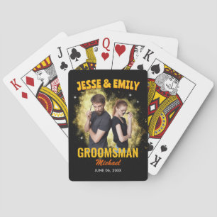 Bröllopsgåva med anpassad bild Vintage Bootleg Casinokort