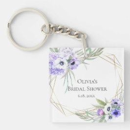 Bröllopsgåva Violett Anemon Blomsterbukett
