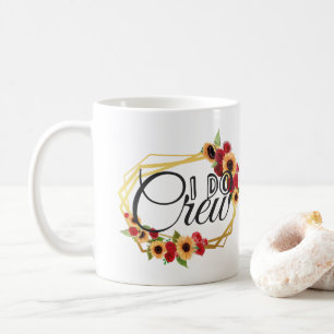 Bröllopsgåvor, I Do Crew, Solrosor, Rosor Kaffemugg