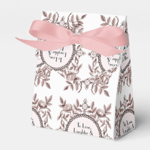 Bröllopsgåvor och favoriter, Dusty Rosa Victorian Presentaskar