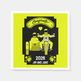 Bröllopsgåvor till ett par pappersservett