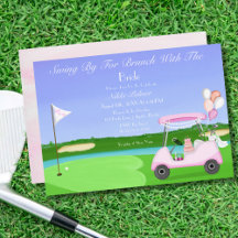Bröllopsgolfkärra Bröllopsdusch Brunchfest