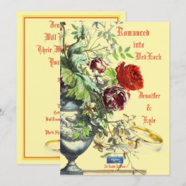 Bröllopsinb. 1 Kräm(Romantiserad)RFPMDesigns©️2024 Inbjudningar
