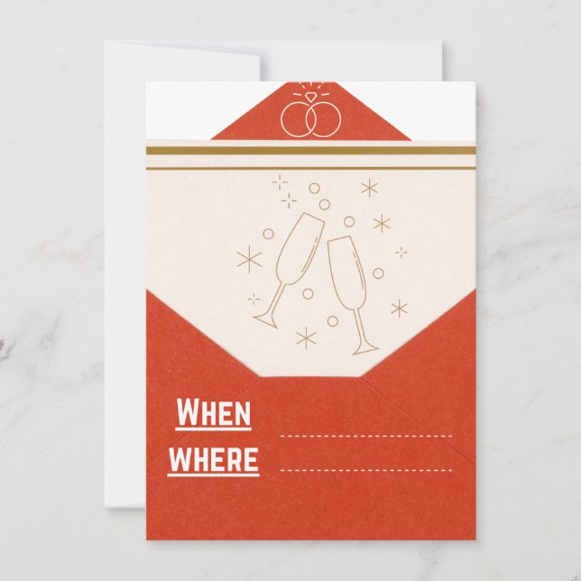 Bröllopsinbjudan (Framsida)