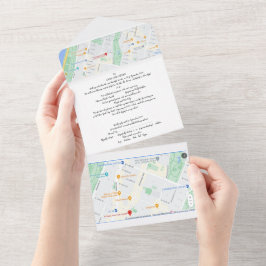 Bröllopsinbjudan - allt i ett