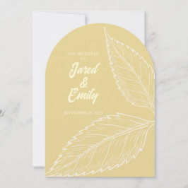 Bröllopsinbjudan Arch Stil Inbjudningar