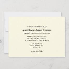 Bröllopsinbjudan | Att ha och att hålla Inbjudningar