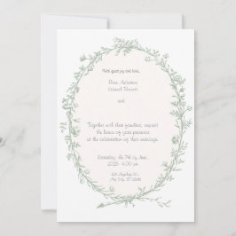 Bröllopsinbjudan Baroque Ram Inbjudningar