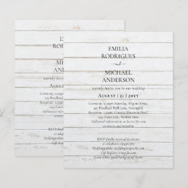 Bröllopsinbjudan BILINGUAL Nuestra Boda