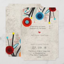 Bröllopsinbjudan Biljett formgivning Inbjudningar