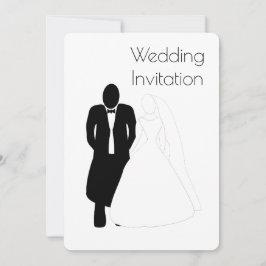 Bröllopsinbjudan, Bride Groom Inbjudningar