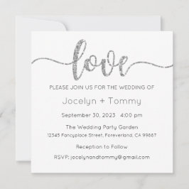 Bröllopsinbjudan, Bröllopspapper, Kärlek Inbjudningar
