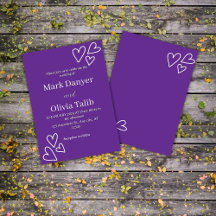 Bröllopsinbjudan - Elegant och Anpassade