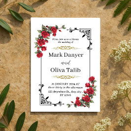 Bröllopsinbjudan | Elegant och Anpassade Inbjudningar