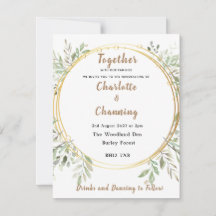 Bröllopsinbjudan | ELEGANT | OSA | Handtag