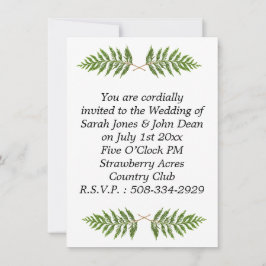 Bröllopsinbjudan enkel inbjudningar