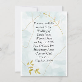 Bröllopsinbjudan enkel inbjudningar