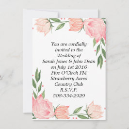 Bröllopsinbjudan enkel inbjudningar