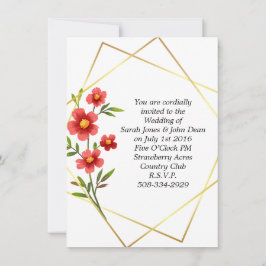 Bröllopsinbjudan enkel inbjudningar