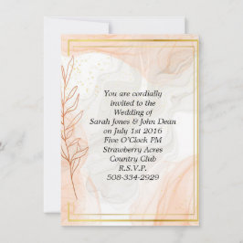 Bröllopsinbjudan enkel inbjudningar