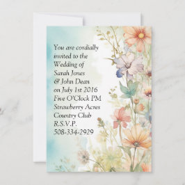 Bröllopsinbjudan enkel inbjudningar