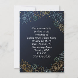 Bröllopsinbjudan enkel inbjudningar