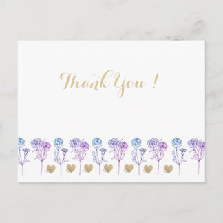 Bröllopsinbjudan - enkel och Elegant Carnations Vykort