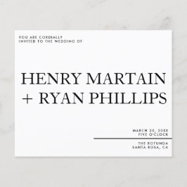 Bröllopsinbjudan Flyer