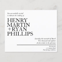 Bröllopsinbjudan Flyer