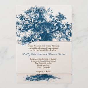 Bröllopsinbjudan för Banderoll Inbjudningar