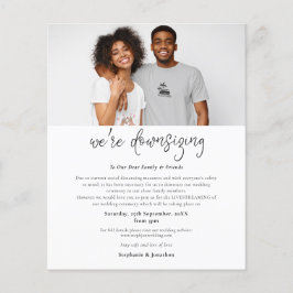 Bröllopsinbjudan för budgetfotonedladdning