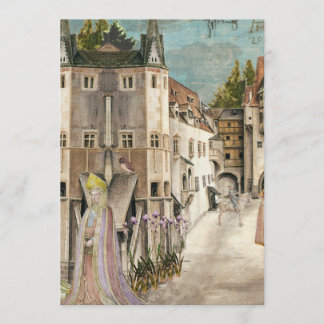 Bröllopsinbjudan för fantasyscenario inbjudningar