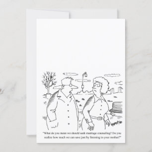 Bröllopsinbjudan för humoristiskt Anpassade Teckna Inbjudningar