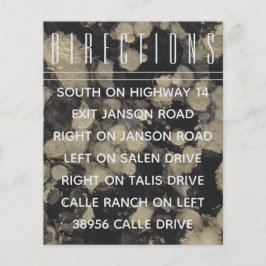 Bröllopsinbjudan för in kortskuggor av Guld N Blac