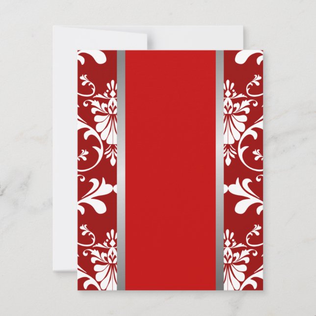 Bröllopsinbjudan för mask och band inbjudningar (Framsida)