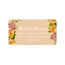 Bröllopsinbjudan för Monogram-bröllop i guld Ro