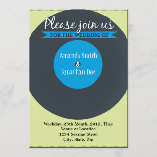 Bröllopsinbjudan för Vintage Inbjudningar