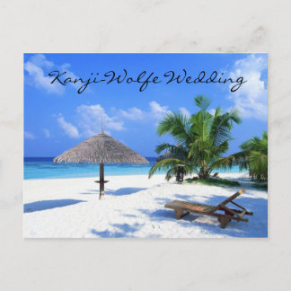 bröllopsinbjudan för vykort