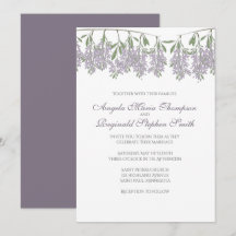 Bröllopsinbjudan för Wisteria