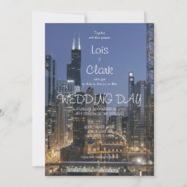 Bröllopsinbjudan från Chicago