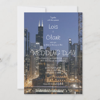 Bröllopsinbjudan från Chicago