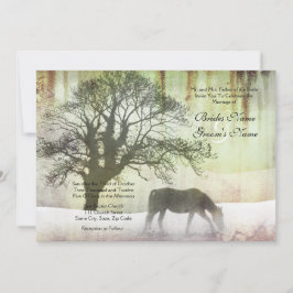 Bröllopsinbjudan från Equestrien Inbjudningar