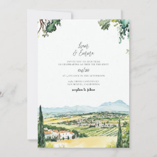 Bröllopsinbjudan från Napa Valley Inbjudningar