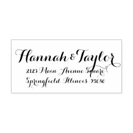 Bröllopsinbjudan Frimärke *Modern Classic* Självfärgande Stämpel