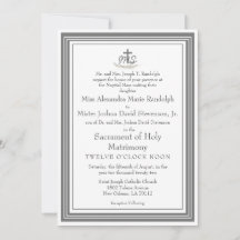 Bröllopsinbjudan i den planerade katolska bibeln-v