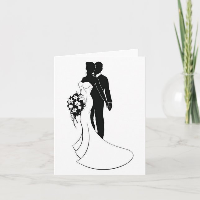 Bröllopsinbjudan Inbjudan (Framsida)